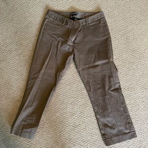 Express cropped slacks